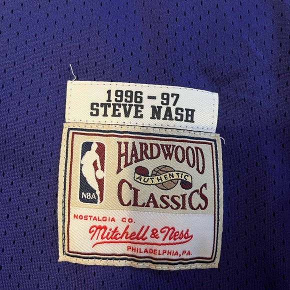 Phoenix Suns Steve Nash Mitchell & Ness Black 1996/97 Classics AuthenticJersey - Picture 2 of 3